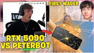 CLIX Challenge PETERBOT To A BOXFIGHT Wager On HIS NEW RTX 5090 PC!  (Fortnite Moments)