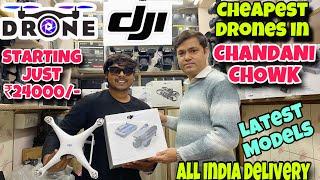 Cheapest Drones Market in Delhi | DJI,Mi,Dji Air 3s,Dji mini 3,Dji mini 4 pro | chandani chowk |