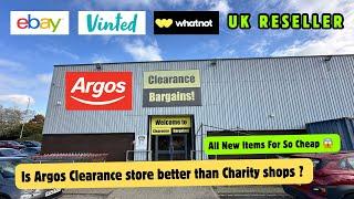 SO CHEAP -  Is this Argos Clearance store better than a Charity shop ? UK EBay & Vinted Reseller