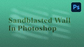 How To Make Sandblasted Wall Effect In Photoshop & Share Brush Of Shadows  With You