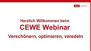 CEWE FOTOBUCH - Webinar 3 – Verschönern, optimieren, veredeln