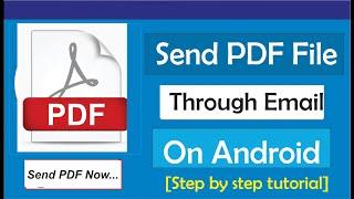 How To Send A Pdf File Through Email On Android Phone