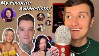 ASMR | My Favorite ASMR Channels That I Watch   (whisper ramble)