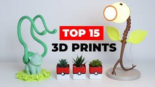 15 COOL 3D Prints YOU MUST SEE | BEST 3D Printing Ideas
