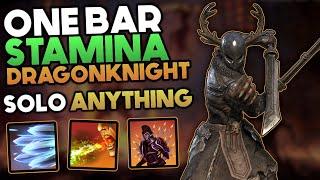 The Best Solo One Bar Stamina Dragonknight Build - Solo Anything, Even Dungeons | ESO - Update 44