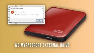 DIY | Repair Attempt for error "The disk structure corrupted and unreadable" ON EXTERNAL HDD