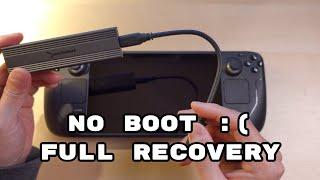 Steam Deck Stuck Boot Troubleshooting & Recovery