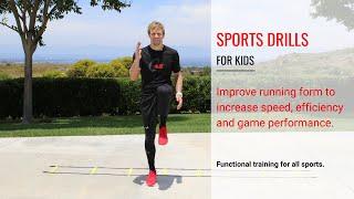 Kids Athletic Sports Training: Improve Running Form to Increase Speed, Efficiency, Game Performance
