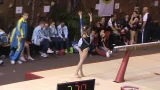 Alena VASILEVA (UKR) beam - 2011 Blanc Mesnil tournament qualifs