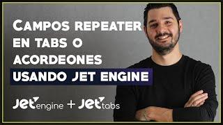 Campos repeater en JetTabs (tabs o acordeón) usando Jet Engine y Dynamic data addon