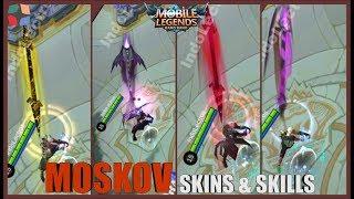 All Moskov Skin & Skill Effects Comparison - Mobile Legends