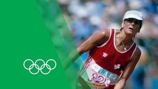 An Unforgettable Marathon Finish - Gabriela Andersen-Schiess | Olympic Rewind