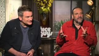 The Nice Guys: Joel Silver & Director Shane Black Official Movie Interview | ScreenSlam