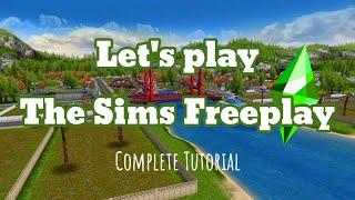 START NEW GAME | Complete Tutorial | The Sims Freeplay