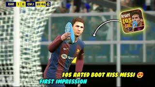 105 Rated Boot Kiss Messi is Not Normal  | eFootball 24