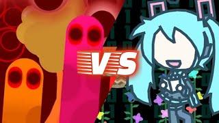 [Peaceful vs MikuMikuMikuMiku] Who is the best? and who win? | Geometry Dash