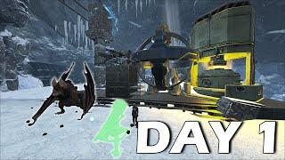 We Claimed YETI Cave Day 1! - Ark PvP