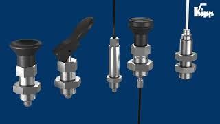 KIPP indexing plunger actuation types at a glance