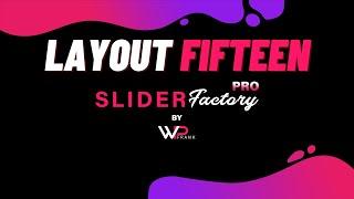 Create Slider With Layout Fifteen | Slider Factory Pro | WP Frank | WordPress Video Tutorials | SFP