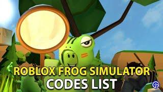 Roblox Frog Simulator codes! Working February 2021!