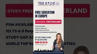 Free Education in Europe #freeeducationineurope #austria #italy #luxembourg #swizerland #visa