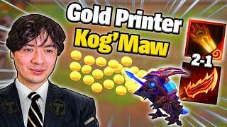 At 2-1 I Had A Rageblade And A Gamblers Blade... I Printed INFINITE Gold! I Set 13 TFT