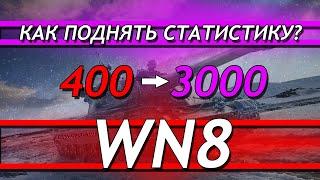 КАК ПОДНЯТЬ ВН8 В ИГРЕ WORLD OF TANKS? БУСТ WN8 WOT #статистика