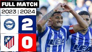 Deportivo Alavés 2 - 0 Atlético de Madrid | PARTIDO COMPLETO | LALIGA EA SPORTS 2023/24