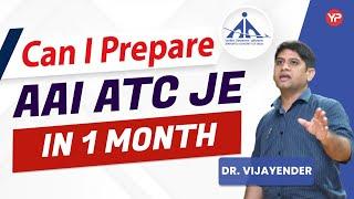 Fool proof Strategy to crack AAI in 1 month | AAI ATC JE 2023 exam preparation | AAI ATC Exam date