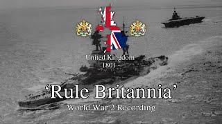 'Rule Britannia' - World War 2 Recording