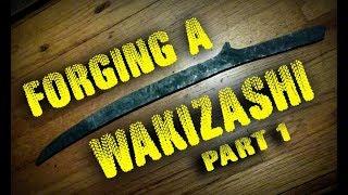 Forging a Wakizashi Inspired Blade - Part 1