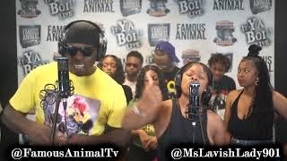South Memphis Female Rapper LavishCaminshion Stops by Drops Hot Freestyle on Famous Animal Tv