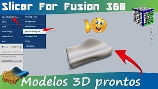 Modelos 3D prontos para você treinar no Slicer For Fusion 360