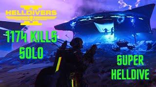 Helldivers 2: Illuminate Solo Deathless - HMG Build (Super Helldive / Full Clear)