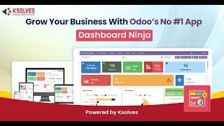 Give a new edge to your business with Odoo’s Number 1 App-Dashboard Ninja