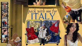 pack with me for Italy (outfit ideas, jewelry making & how I pack)