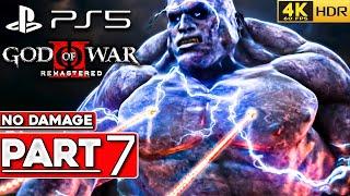 (PS5) GOD OF WAR 2 REMASTERED Walkthrough Part 7 Titan Mode NO DAMAGE [4K 60FPS HDR] - No Commentary