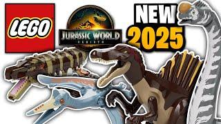 LEGO Jurassic World Rebirth 2025 Sets CONFIRMED & Dinosaurs OFFICIALLY Revealed