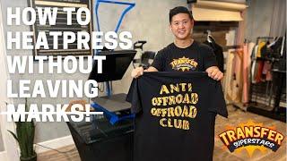 How to Heat Press Full DTF Transfers without Leaving Marks