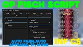 Op [] Fisch Script Kicia Hook Mobile/Pc INF C$ | Auto Farm, Auto Appraise, More!