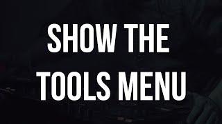 Show the tools menu shortcut key in window media player