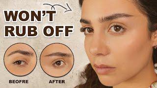 Go from ARCHED brows to STRAIGHT brows! (Lasts all day!) | Michelle Bali