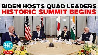 LIVE | Quad Summit 2024: Biden Greets Modi, Albanese, Kishida at Summit | Family Photo | India-US