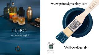 Fusion Mineral Paint in Willowbank.  Let's get to know this color.