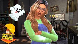 Can my sim fix up her inherited haunted house? // Sims 4 haunted house reno