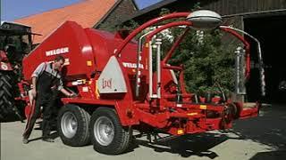 Product Video 2002 | Welger RP 220 Double Action baler wrapper combination