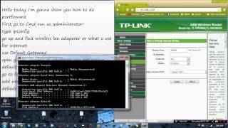 How to do port forward with TP-LINK a Minecraft server or every server with costume port