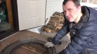 Excavator: turntable bearing made in Russia