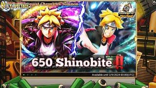 NXB NV : SHINOBI CHRONICLES SUMMON SHOWCASE  [ BORUTO UZUMAKI KARMA NEW RE-KIT ] 650 SHINOBITE‼️