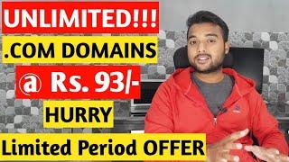 Godaddy [Promo Code] In 2020  CHEAPEST .COM DOMAINS @ Rs 93 Kaise Kharide Godaddy Se Cheap Domains